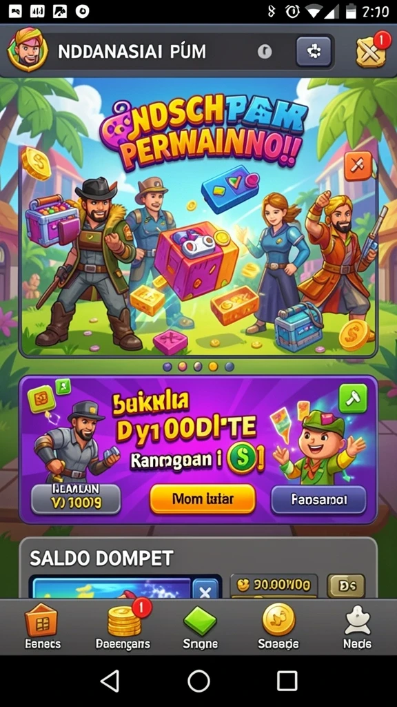 Momen seru saat menyelesaikan level yang menantang.