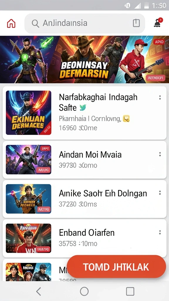 Tangkapan layar menampilkan grafik yang memukau.