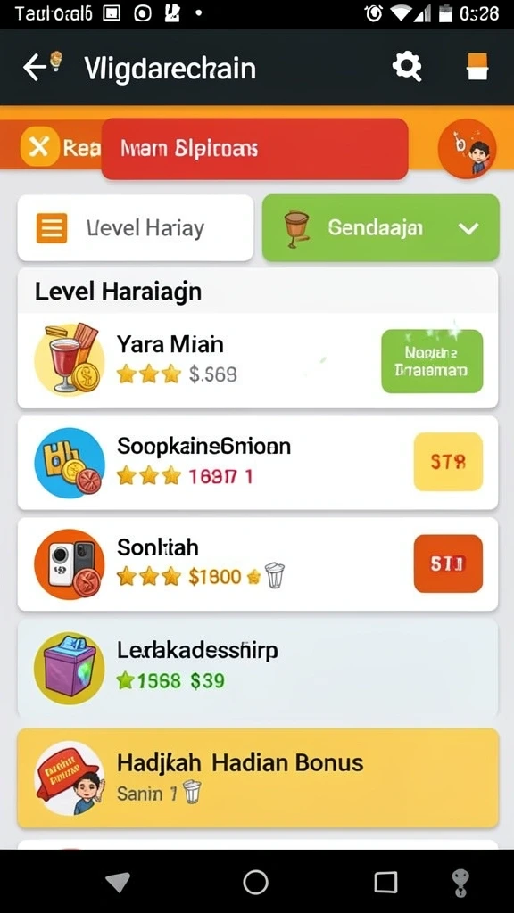 Tampilan antarmuka yang user-friendly dan menarik.