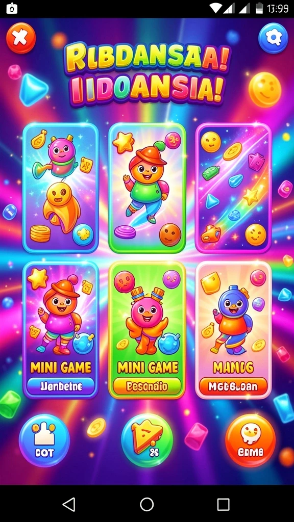 Gameplay yang seru dan menantang di setiap level.
