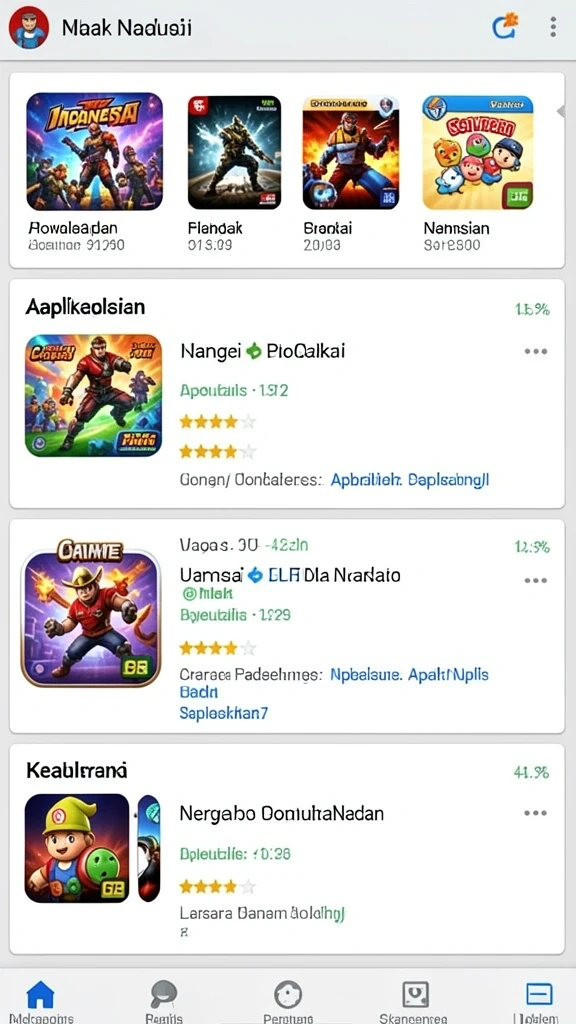 Tampilan antarmuka yang sederhana dan menarik.
