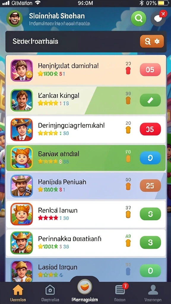 Tampilan antarmuka yang menarik dan mudah dipahami.