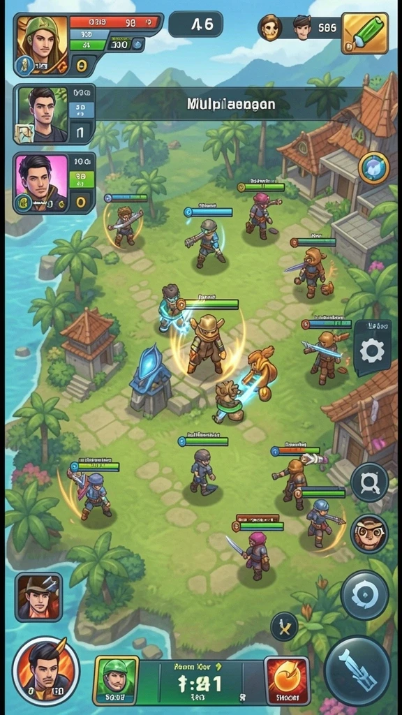 Momen seru dalam pertempuran multiplayer DEWI567.
