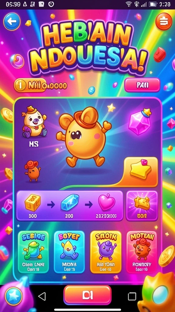 Screenshot menunjukkan tampilan awal aplikasi FAV77 yang menarik.