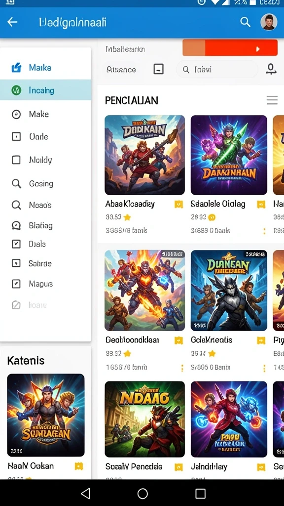 Tangkapan layar menunjukkan komunitas aktif dalam turnamen game.