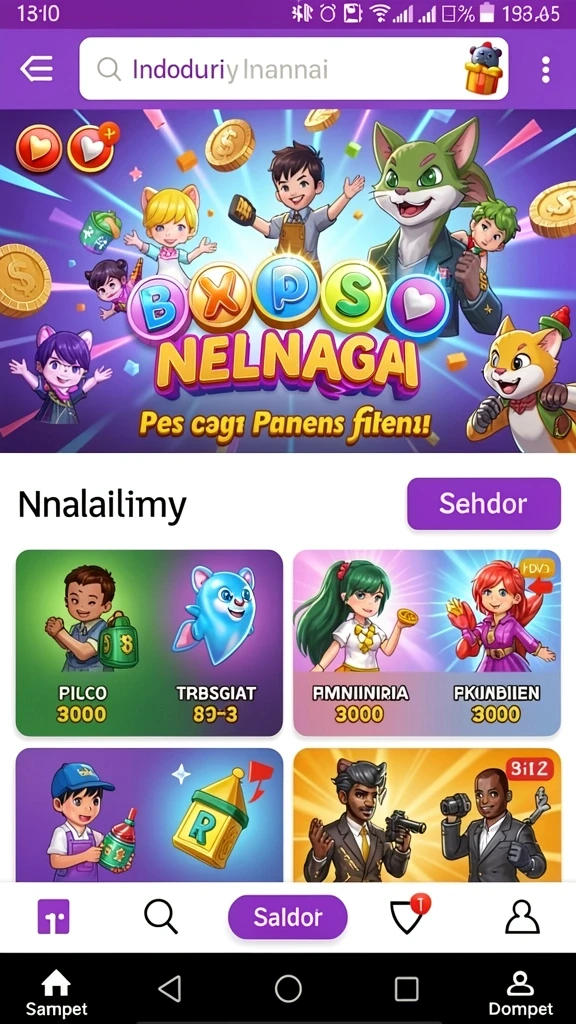 Antarmuka permainan LTDTOTO yang ramah pengguna.