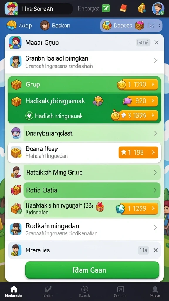 Tampilan antarmuka yang menarik dan mudah digunakan.