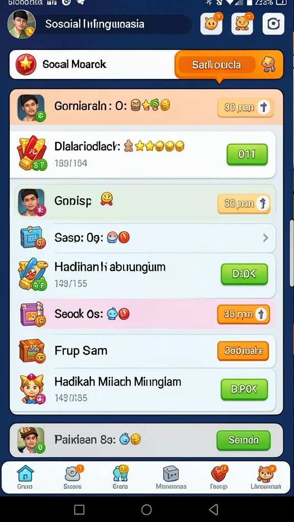 Mode multiplayer yang seru dan kompetitif.