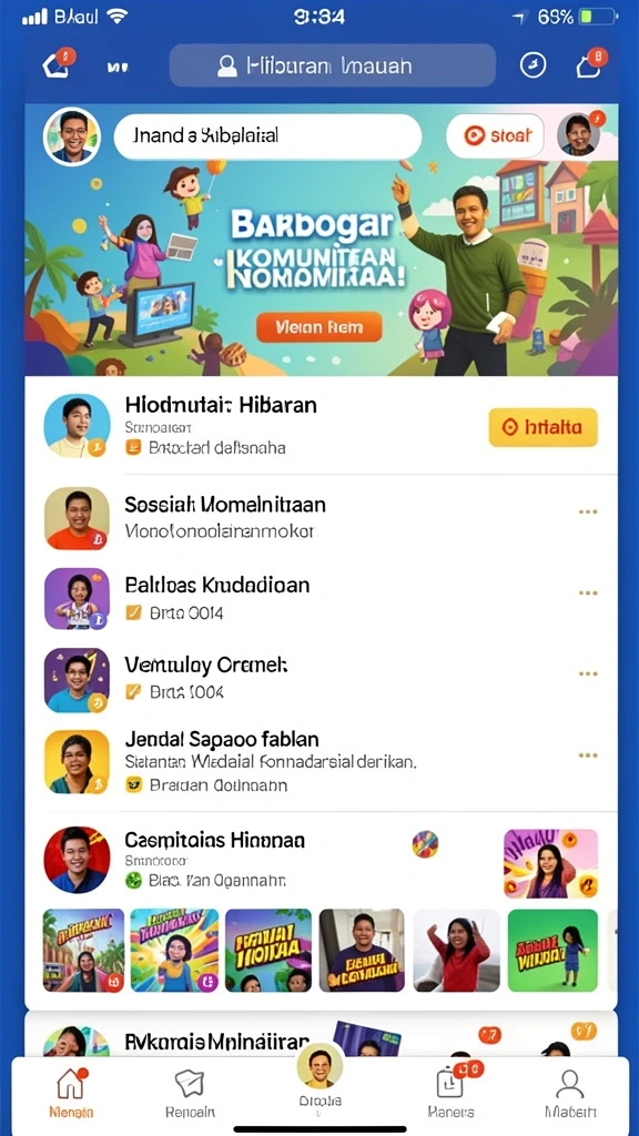 Screenshot 3: Berbagai tema slot yang tersedia untuk dipilih.