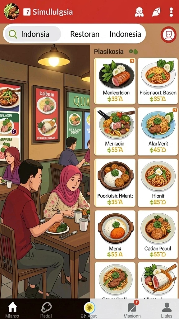 Tampilan awal aplikasi MEGAWIN188 yang menarik.