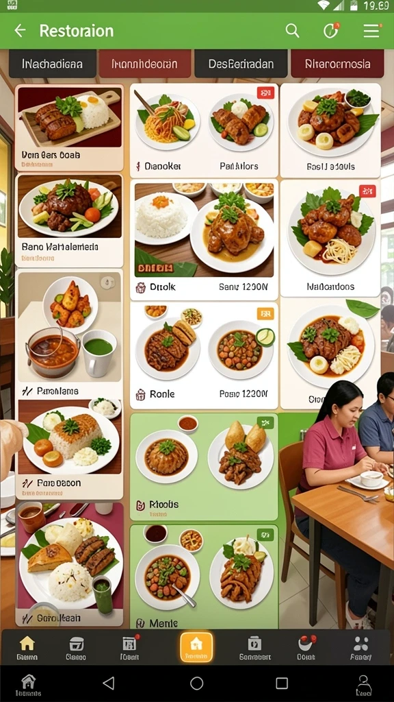 Tampilan antarmuka yang user-friendly.