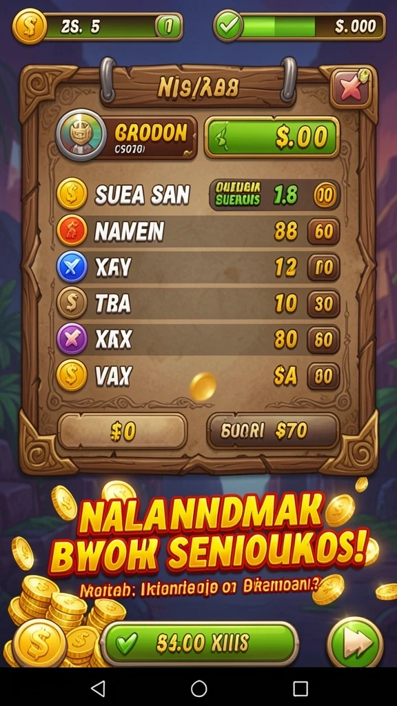 Screenshot kedua menunjukkan momen seru saat bertarung melawan monster.