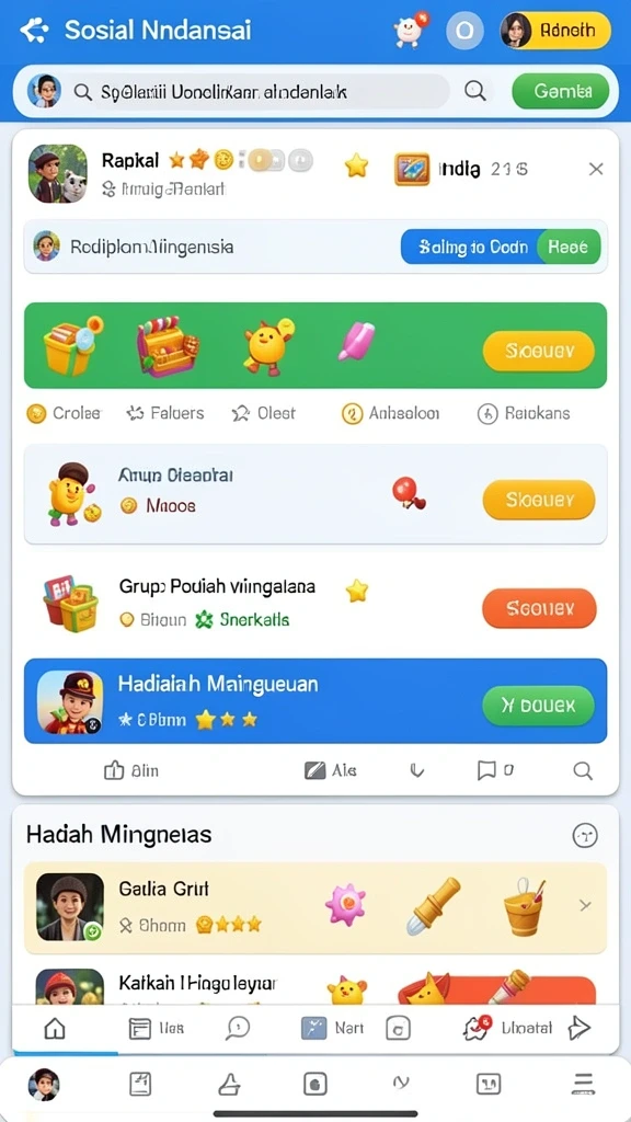 Beragam karakter lucu dan menghibur dalam permainan.