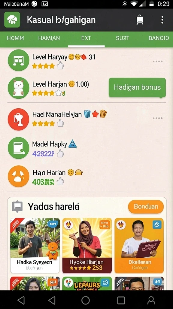 Tampilan antarmuka yang menarik dan mudah dinavigasi.