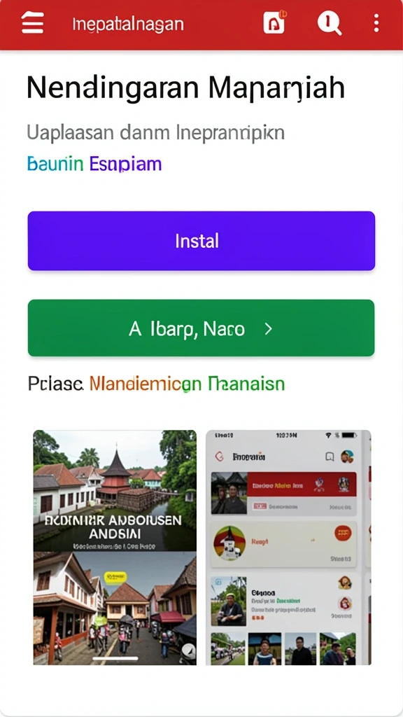 Tampilan antarmuka pengguna yang intuitif dan menarik.