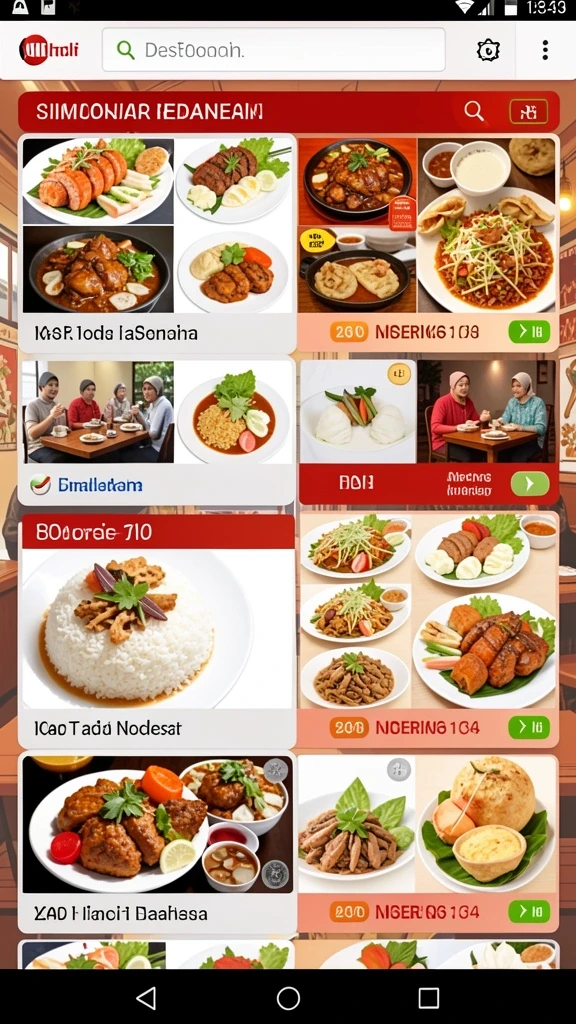 Tampilan antarmuka yang ramah pengguna dan menarik.