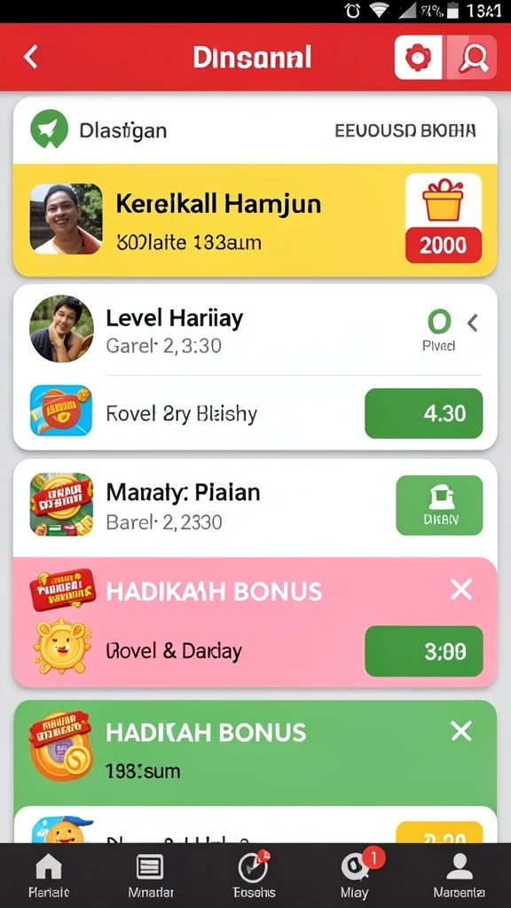 Tampilan antarmuka pengguna yang menarik dan intuitif.