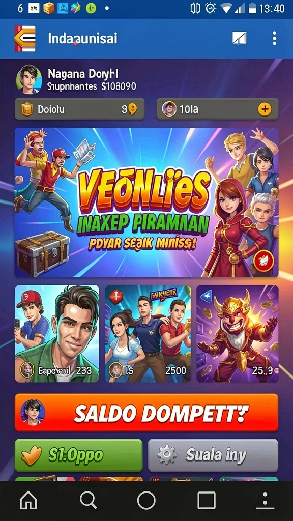 Tampilan awal RAJASTAR yang memukau dan menarik.