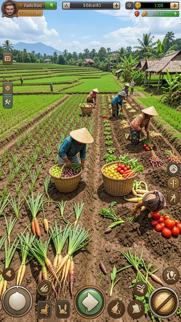 Tampilan awal yang menarik dengan karakter yang beragam.