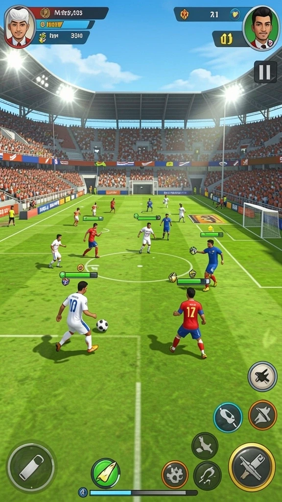 Screenshot menunjukkan gameplay yang menegangkan.