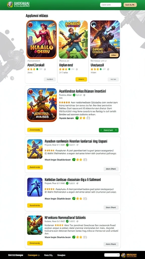 Screenshot dari event khusus dengan banyak hadiah.