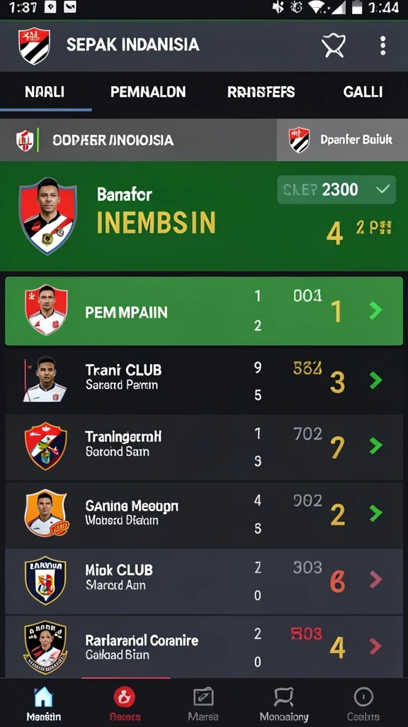 Tampilan antarmuka yang ramah pengguna.