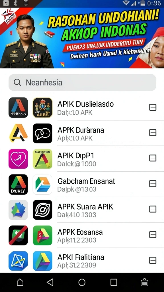Screenshot aplikasi SPBU77 - Tampilan antarmuka utama.