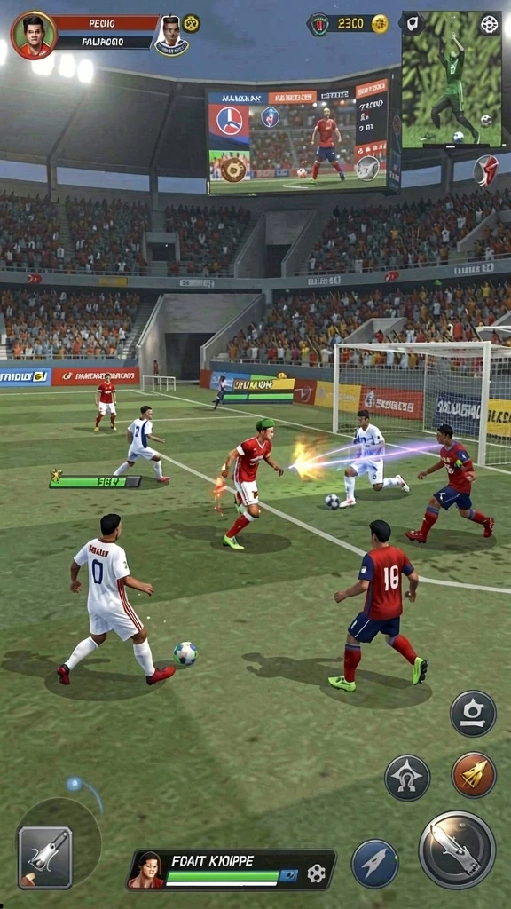 Fitur multiplayer yang memungkinkan pemain berinteraksi.
