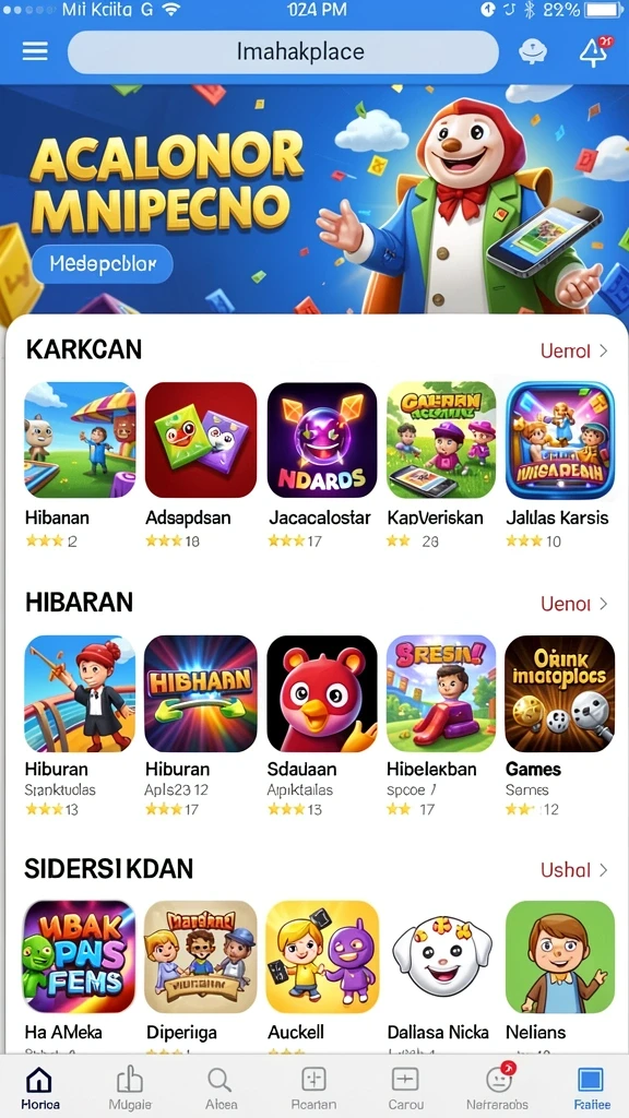 Tampilan utama aplikasi SVIP777 yang menarik dan intuitif.