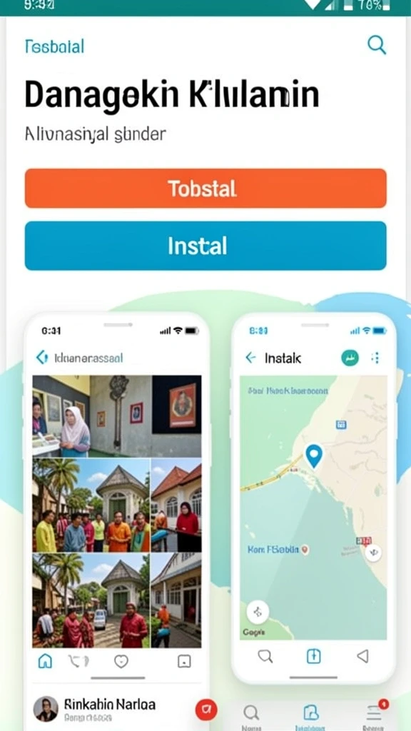 Tampilan menu utama yang intuitif.