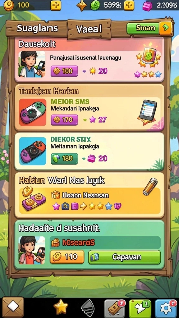 Tantangan menarik di level yang lebih tinggi.